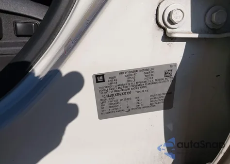 2015 Chevrolet Equinox 1Lt z USA, uszkodzony, nr VIN 1GNALBEK6FZ127199